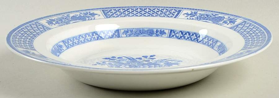 Nankin Large Rim Soup Bowl by Booths-1