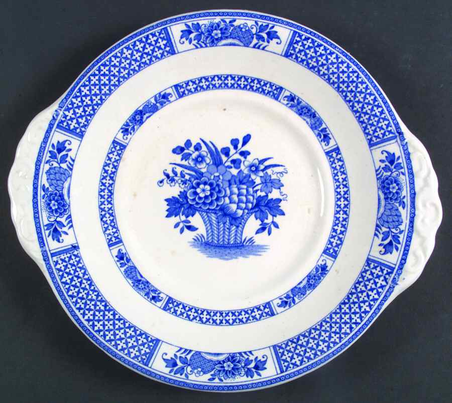 Nankin Handled Cake Plate by Booths-1
