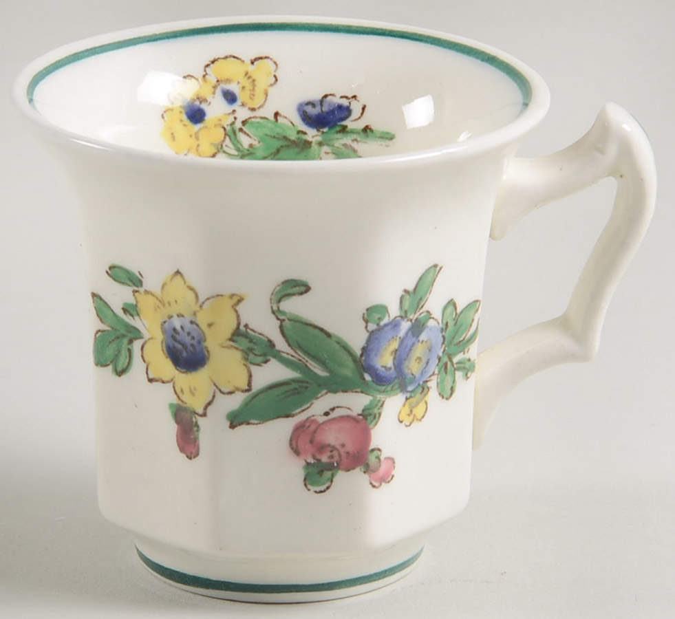 Old Staffordshire Footed Demitasse Cup by Booths-1