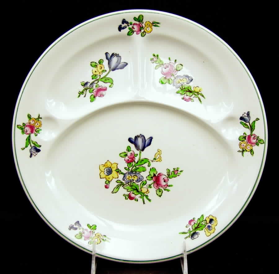 Old Staffordshire Grill Plate by Booths-1