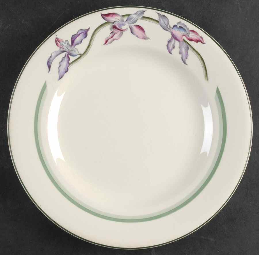 Orchids Dinner Plate by Booths-1