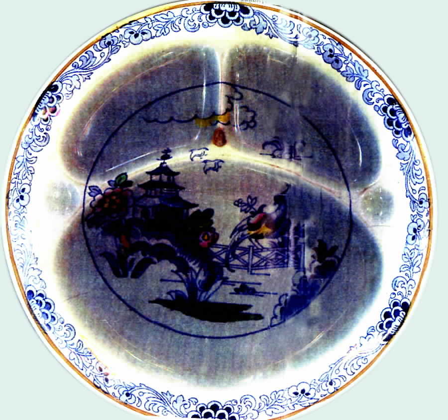 Pagoda Grill Plate by Booths-1