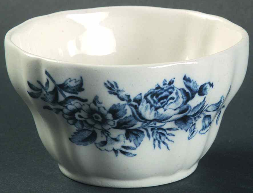 Peony Blue Mini Open Sugar Bowl by Booths-1