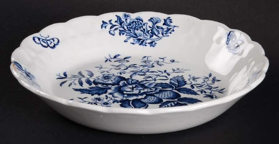 Peony Blue Coupe Soup Bowl by Booths-1