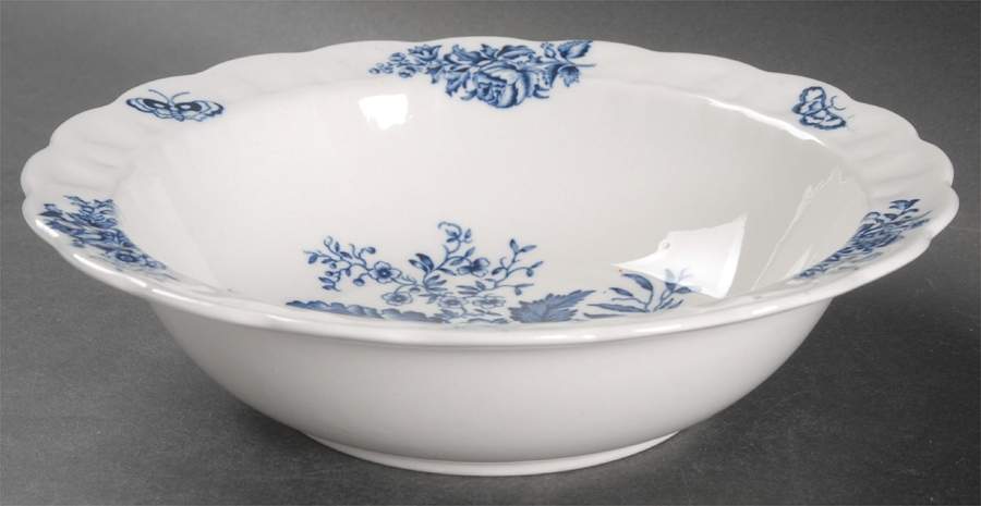 Peony Blue 8" Round Vegetable Bowl by Booths-1