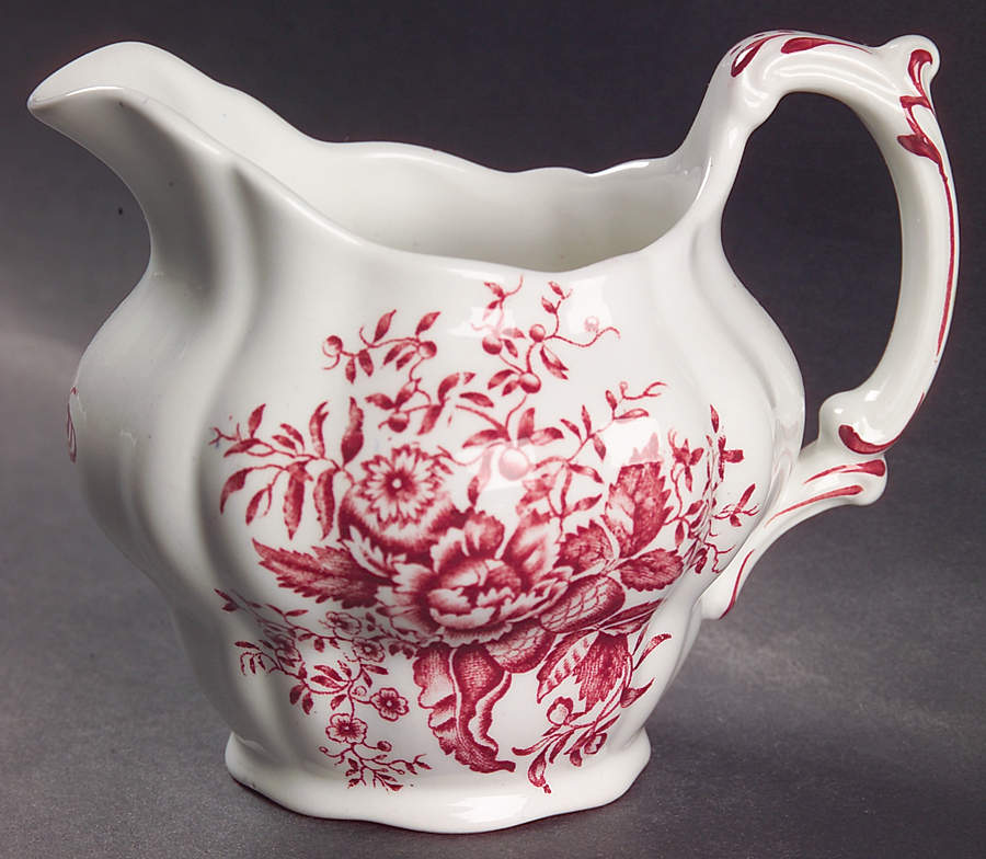 Peony Pink Creamer by Booths-1