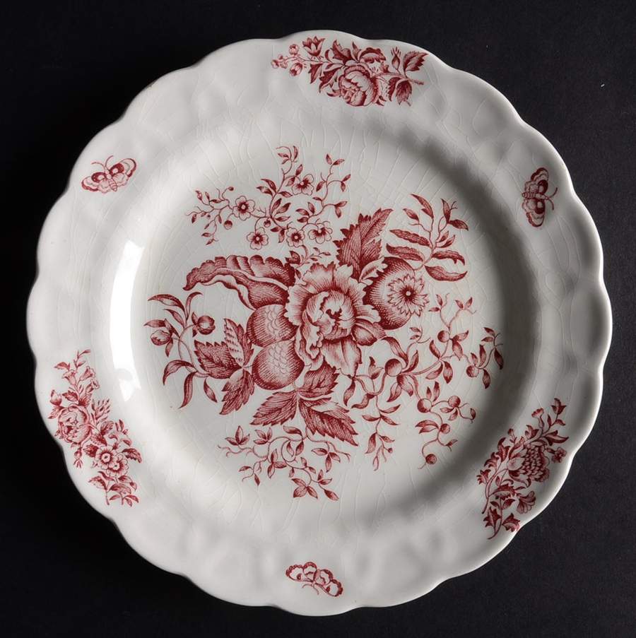 Peony Pink Salad Plate by Booths-1