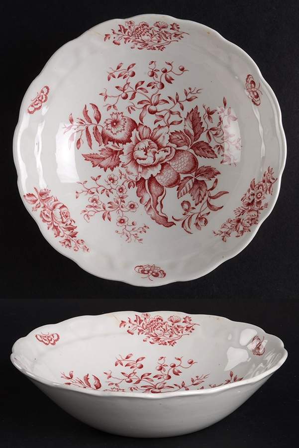 Peony Pink Coupe Cereal Bowl by Booths-1