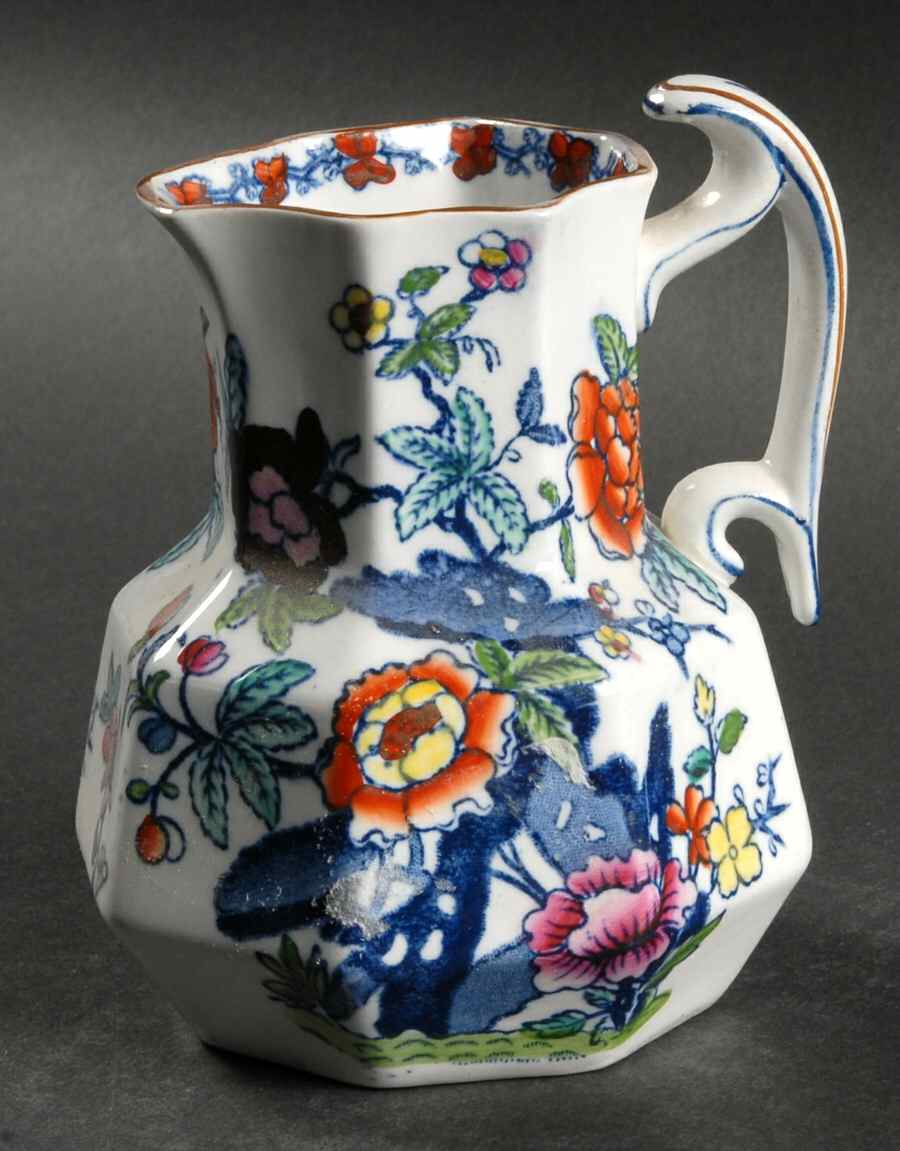 Pompadour (Scalloped) Small Jug by Booths-1