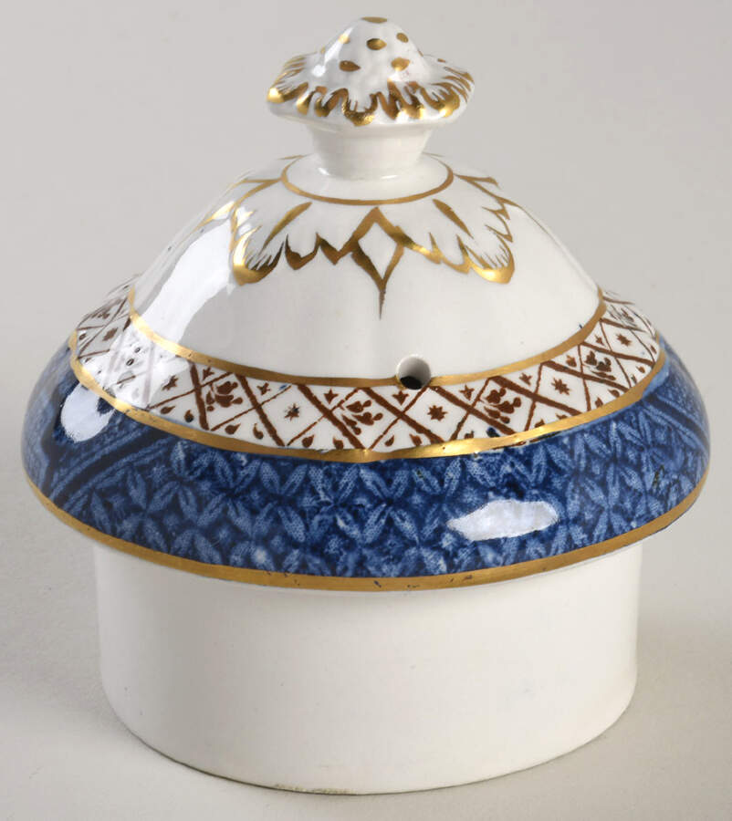 Real Old Willow Blue Lid for Small Coffee Pot by Booths-1