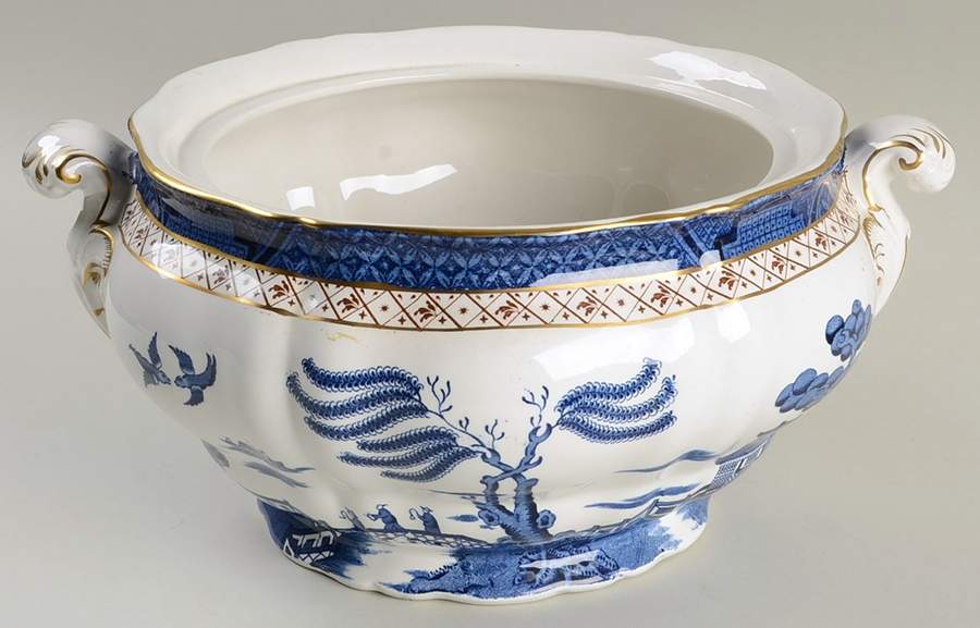 Real Old Willow Blue Tureen No Lid by Booths-1
