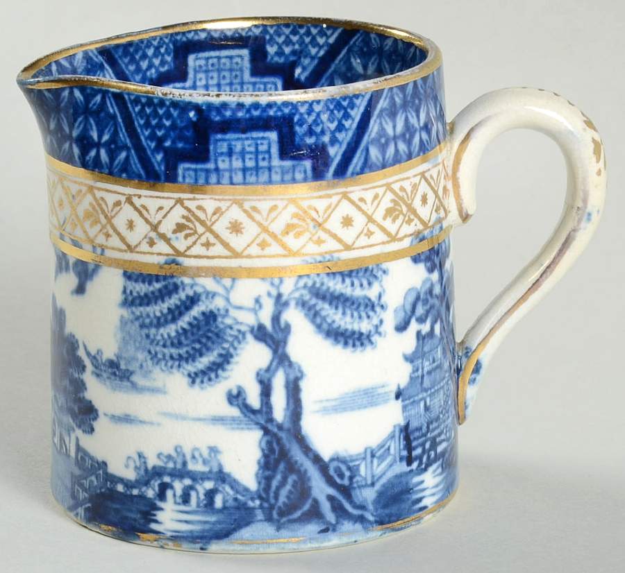 Real Old Willow Blue Mini Creamer by Booths-1