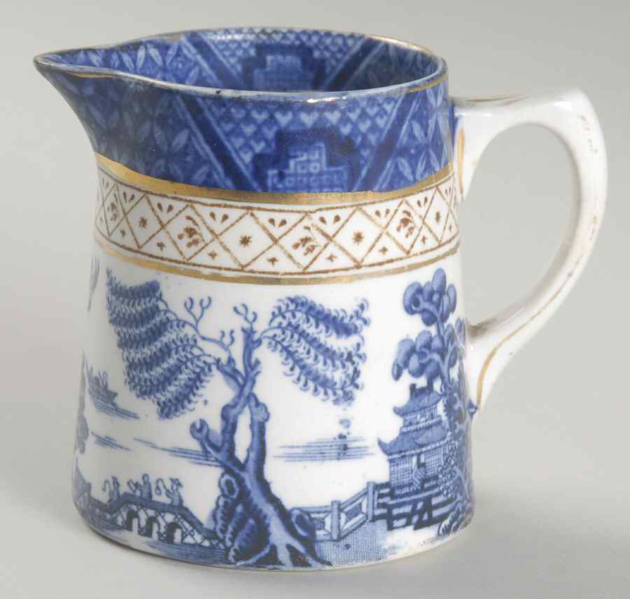 Real Old Willow Blue Mini Creamer by Booths-1