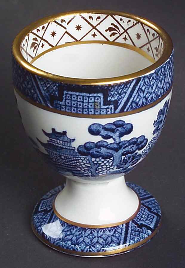 Real Old Willow Blue Single Egg Cup by Booths-1