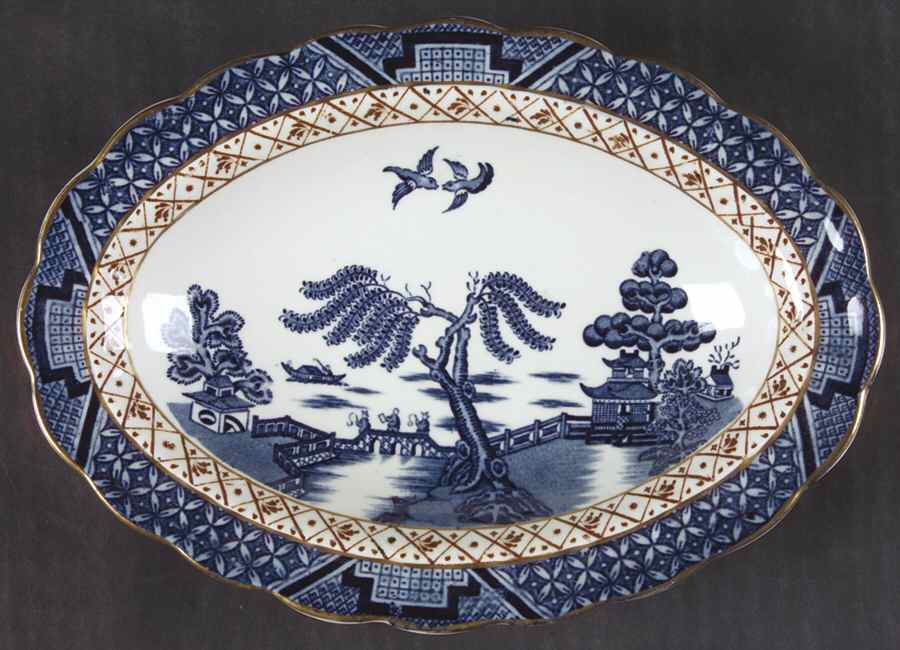 Real Old Willow Blue Relish by Booths-1