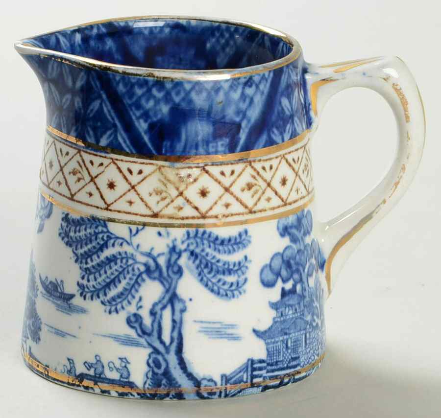 Real Old Willow Blue Mini Creamer by Booths-1