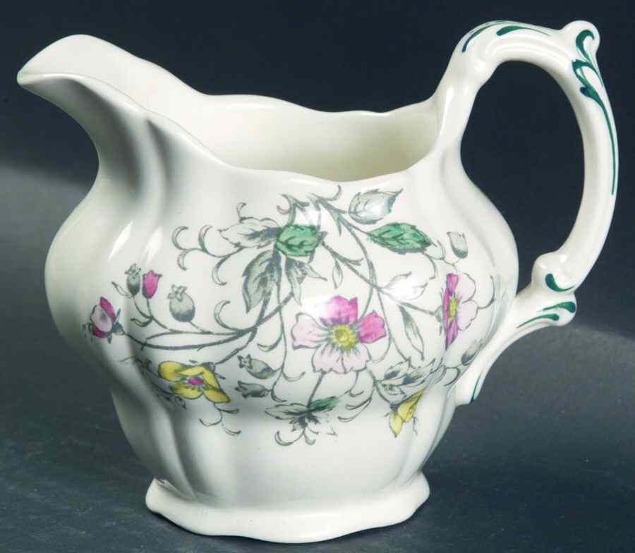 Rock Rose Creamer by Booths-1
