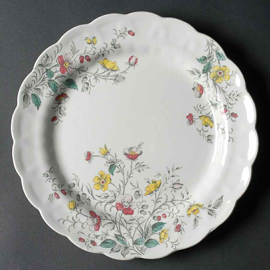 Rock Rose Large Dinner Plate by Booths-1