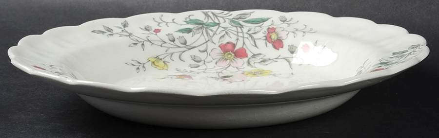 Rock Rose Rim Soup Bowl by Booths-1