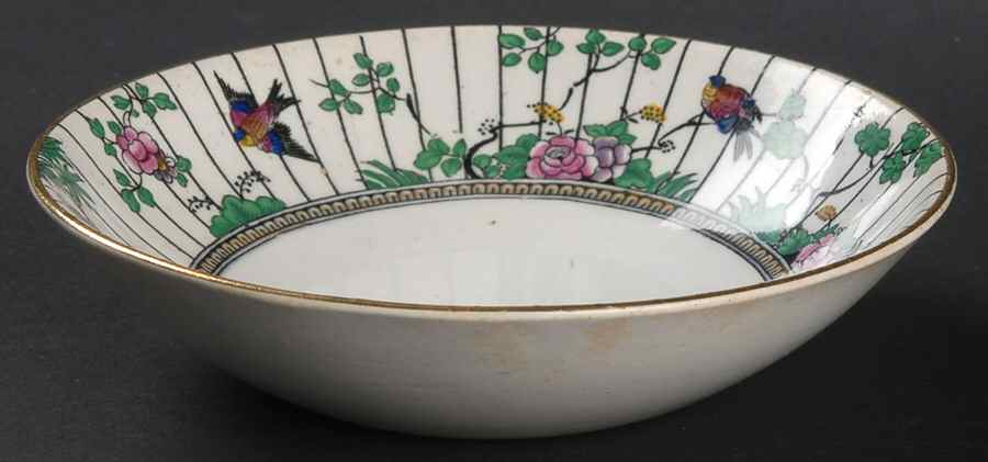 Springtime (Gold Trim) Fruit/Dessert (Sauce) Bowl by Booths-1