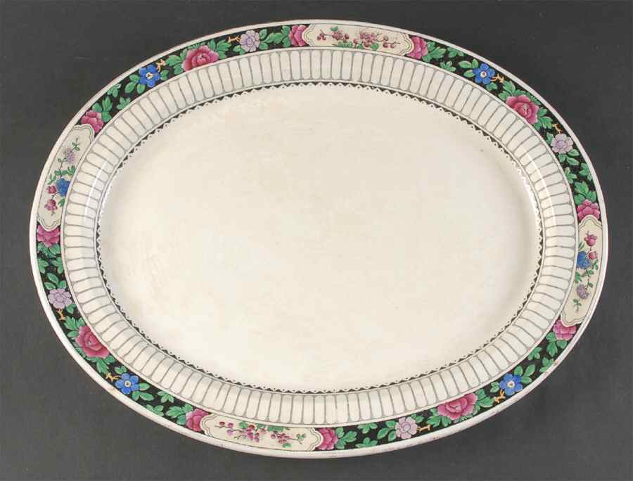 Stratford 16" Oval Serving Platter by Booths-1