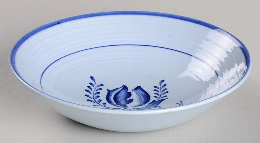 Tulip Blue Fruit/Dessert (Sauce) Bowl by Booths-1