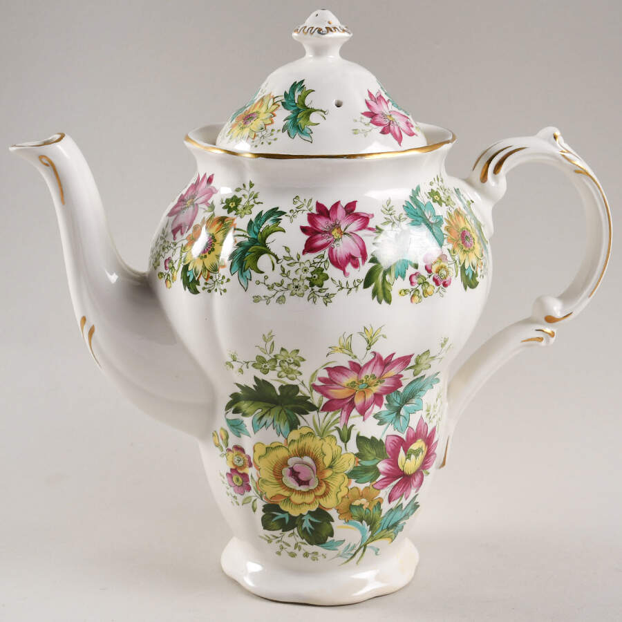 Victoria Coffee Pot & Lid by Booths-1