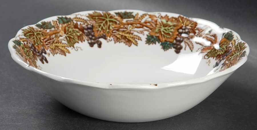 Vine and Wheat Multi Coupe Cereal Bowl by Booths-1
