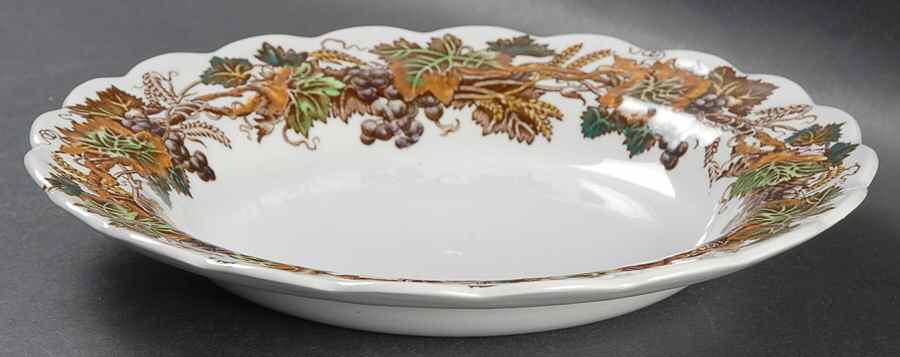 Vine and Wheat Multi Rim Soup Bowl by Booths-1
