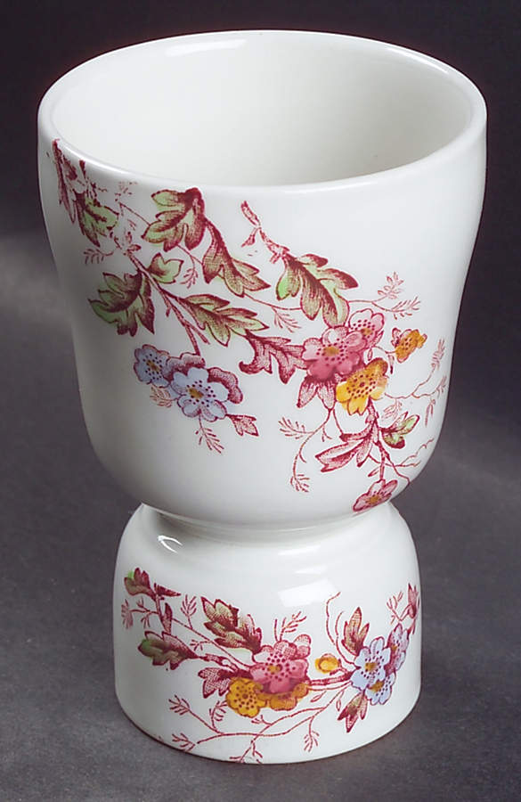Washington (Multicolor, Scalloped) Double Egg Cup by Booths-1