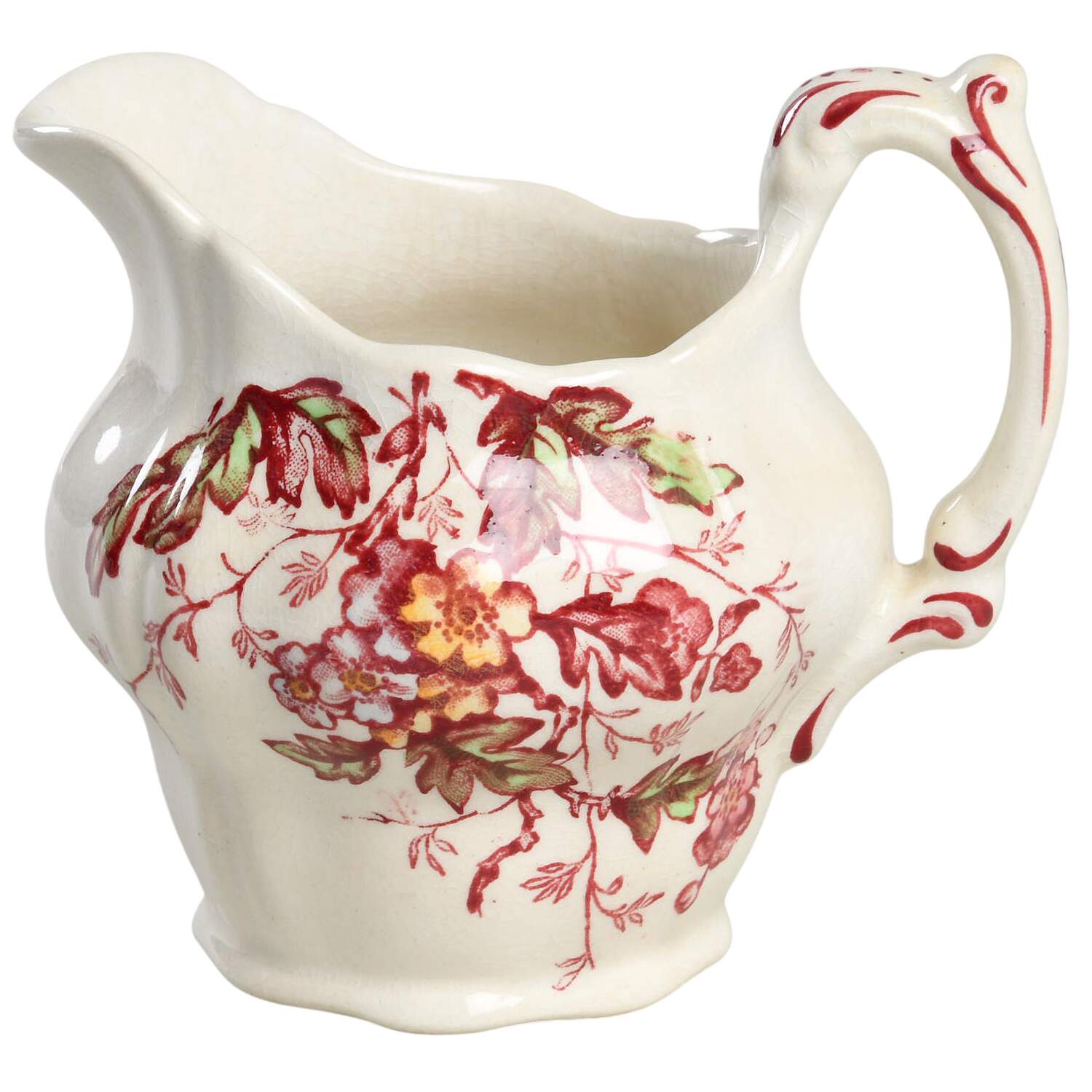 Washington (Multicolor, Scalloped) Mini Creamer by Booths-1