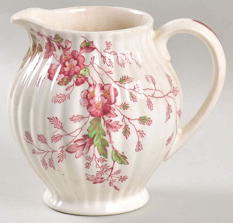Washington (Multicolor, Ribbed) Creamer by Booths-1