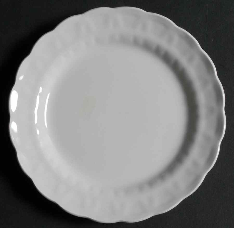 White Majestic Bread & Butter Plate by Booths-1