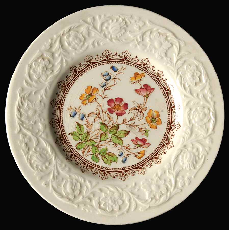 Wild Rose Bread & Butter Plate by Booths-1