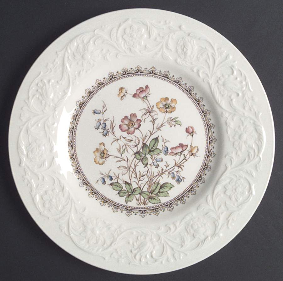 Wild Rose Dinner Plate by Booths-1