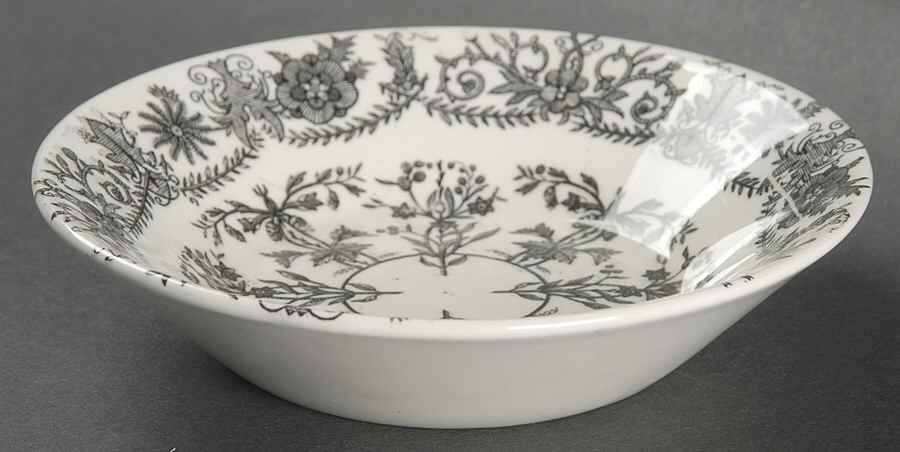 Lahore Black Fruit/Dessert (Sauce) Bowl by T & R Boote-1