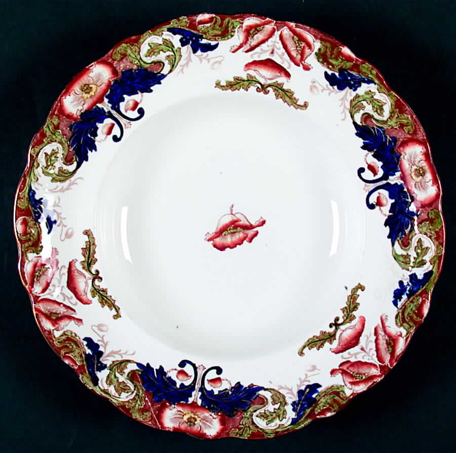 Lugano Large Rim Soup Bowl by T & R Boote-1