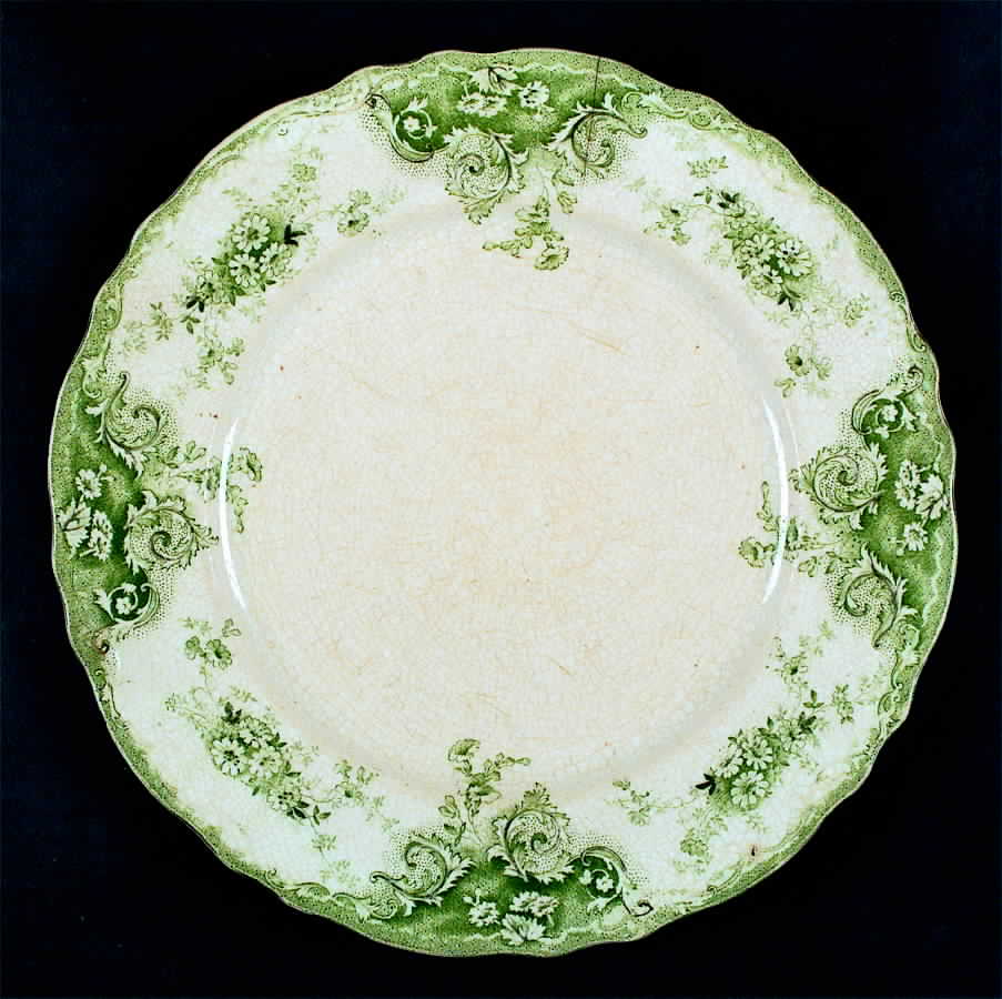 Marlborough Green Luncheon Plate by T & R Boote-1