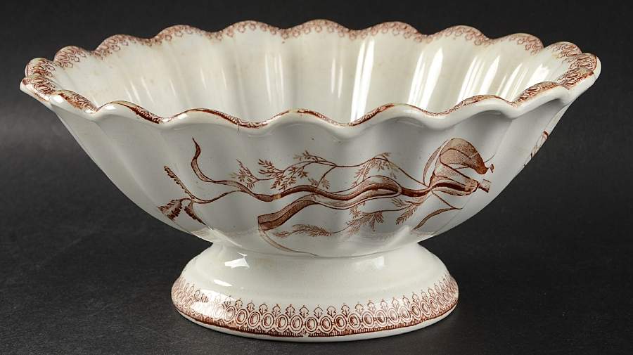 Summer Time Brown Large Fruit Bowl by T & R Boote-1