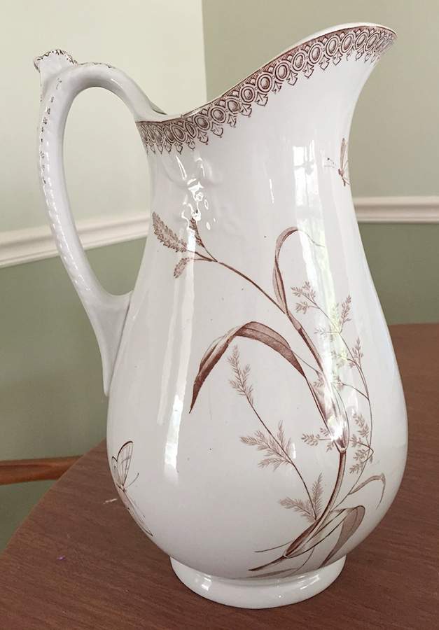 Summer Time Brown Large Pitcher by T & R Boote-1