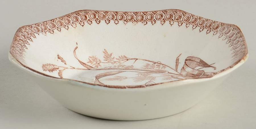 Summer Time Brown Fruit/Dessert (Sauce) Bowl by T & R Boote-1