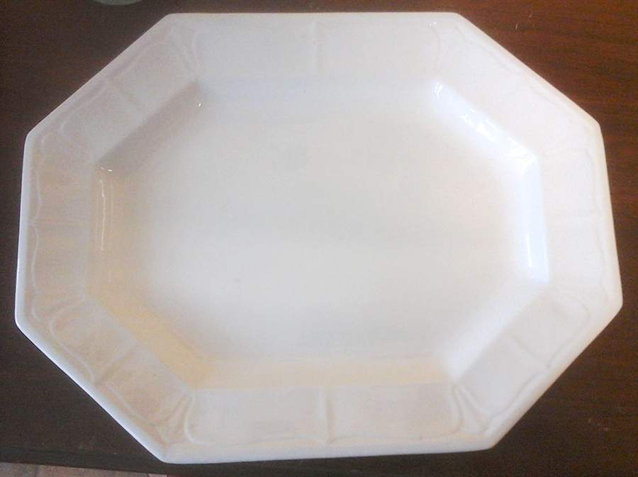 Sydenham 16" Octagonal Serving Platter by T & R Boote-1