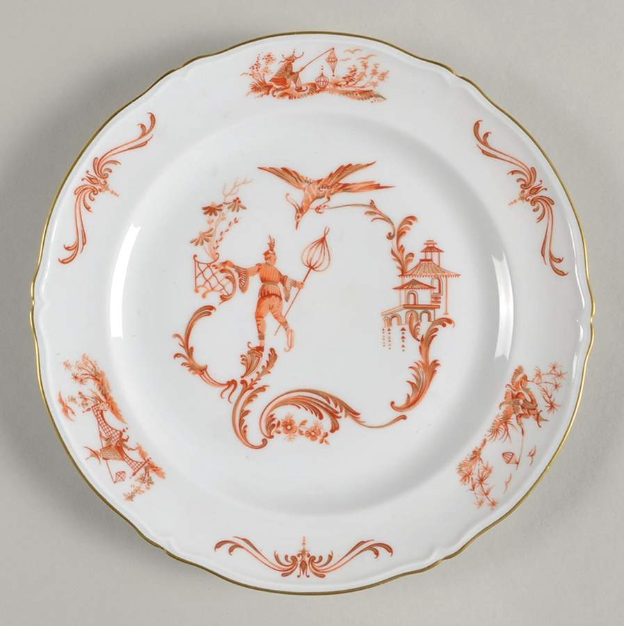 BOY4 (Gold Trim) Salad Plate by Georges Boyer-1