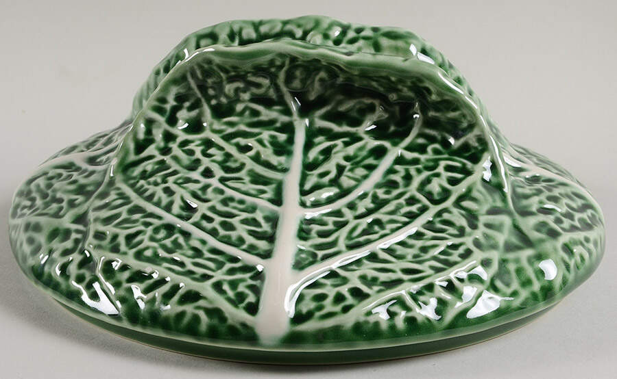Cabbage Green Lid for Tureen by Bordallo Pinheiro-1