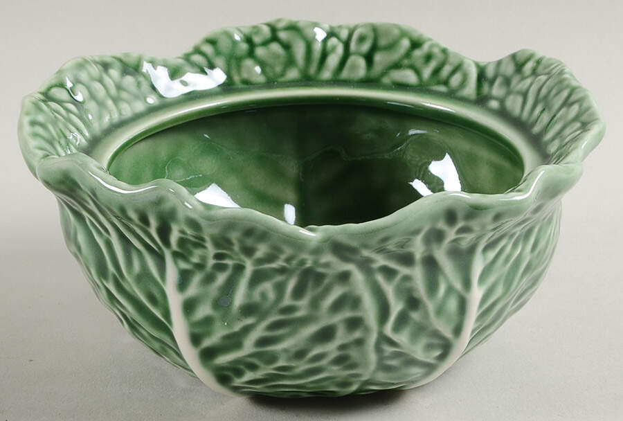 Cabbage Green Small Tureen No Lid by Bordallo Pinheiro-1