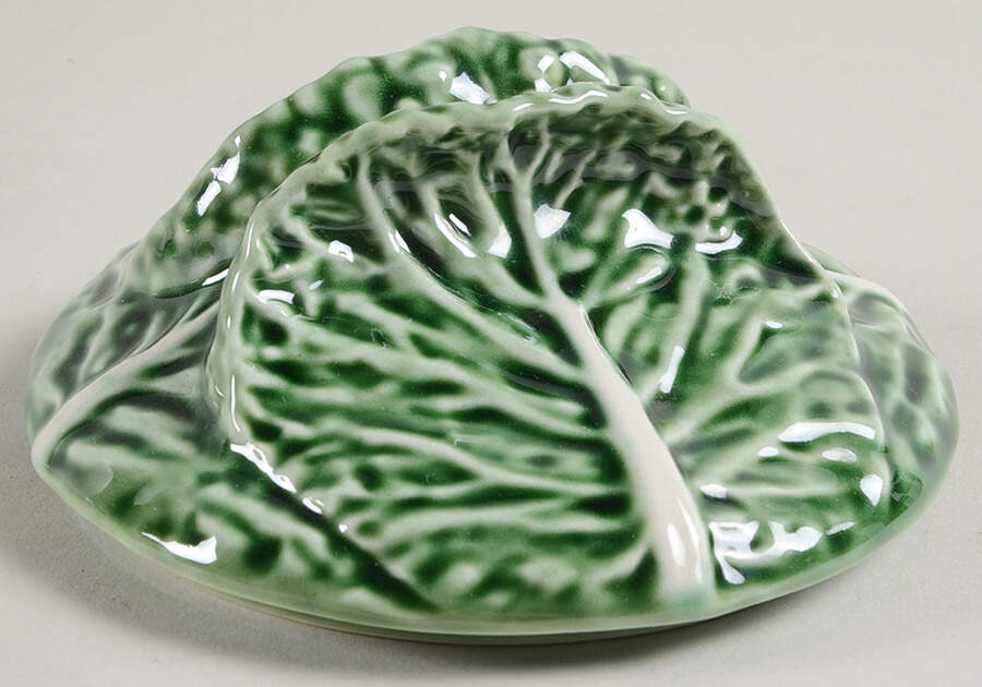Cabbage Green Lid for Small Tureen by Bordallo Pinheiro-1