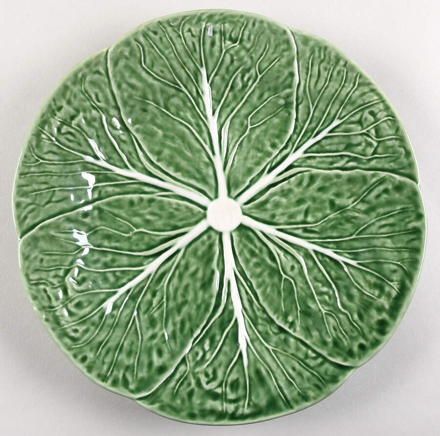 Cabbage Green Dinner Plate by Bordallo Pinheiro-1