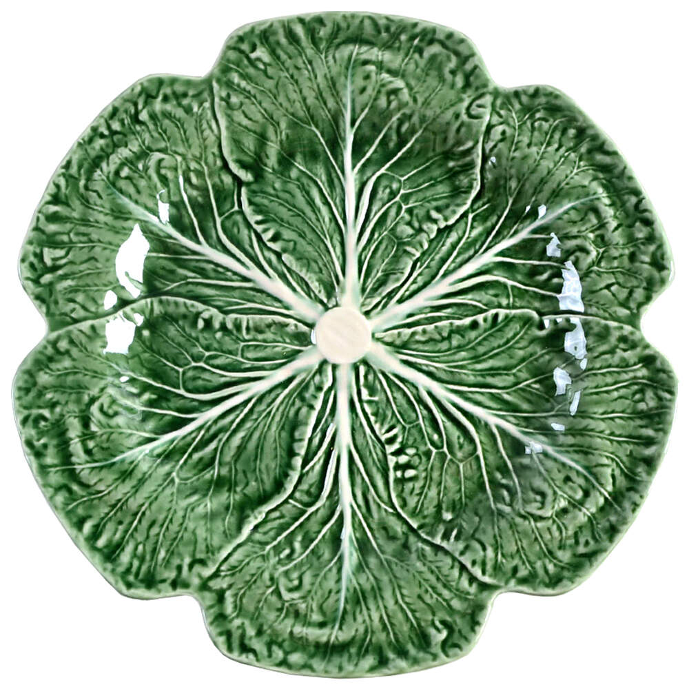 Cabbage Green Service Plate (Charger) by Bordallo Pinheiro-1