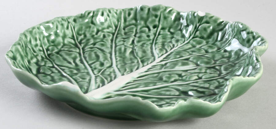 Cabbage Green 7" Oval Serving Platter by Bordallo Pinheiro-1