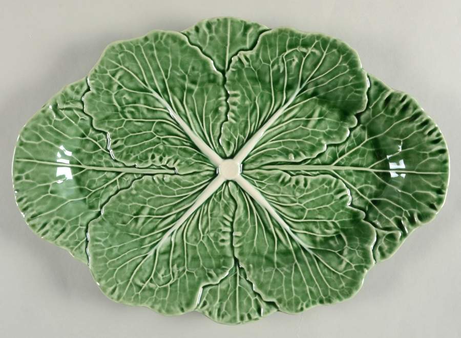Cabbage Green Fruit Tray by Bordallo Pinheiro-1